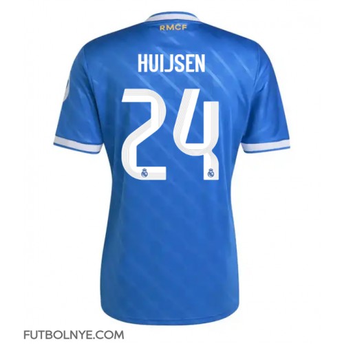 Camiseta Real Madrid Dean Huijsen #24 Tercera Equipación 2025-26 manga corta